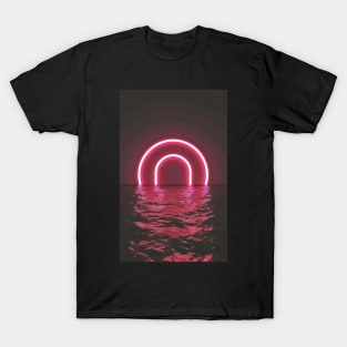 Vaporwave sea T-Shirt